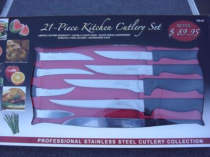 21 piece kitchen set