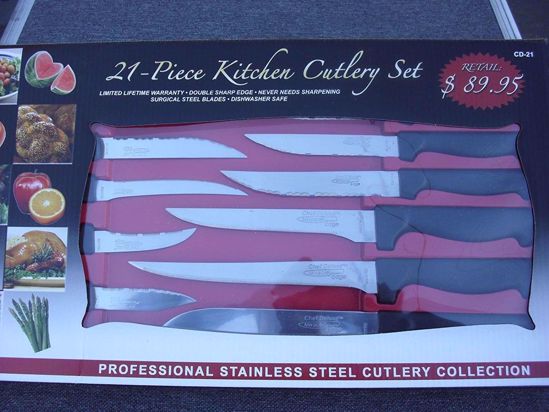 21 piece kitchen set